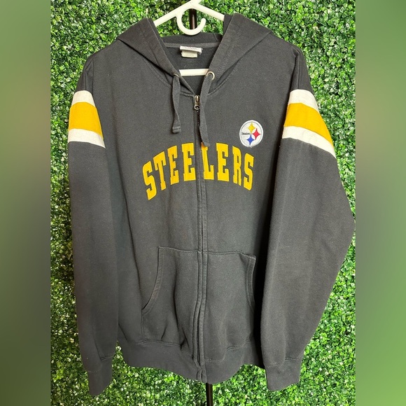 NFL Other - Vintage NFL Pittsburg Steelers Full Zip Hooded Jacket